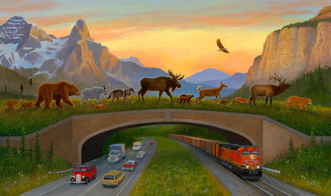 Glacier Safe Passage Limited Edition Fine Art Print