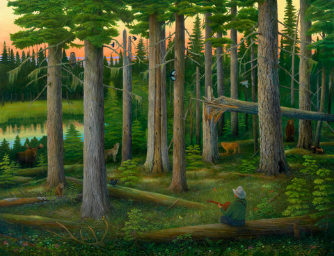 Song of the Ancient Forest painting