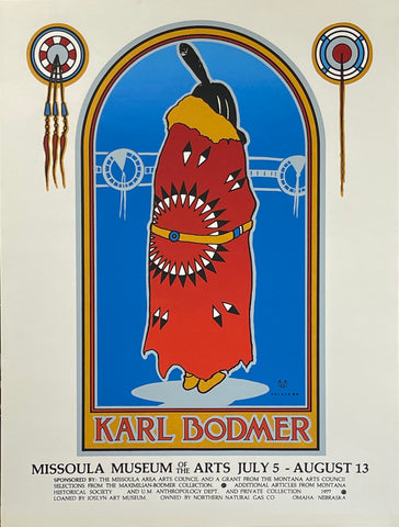 Karl Bodmer at Missoula Museum Poster