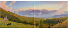 Peaceful Valley Diptych (Autumn)