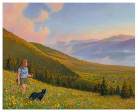 Peaceful Valley Diptych (Spring)