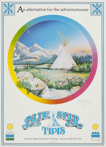 Blue Star Tipis-signed