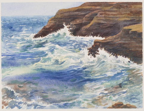 Cliffs Near Sandy Beach - Number One