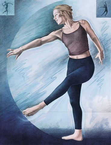 Dancer - Hand Colored