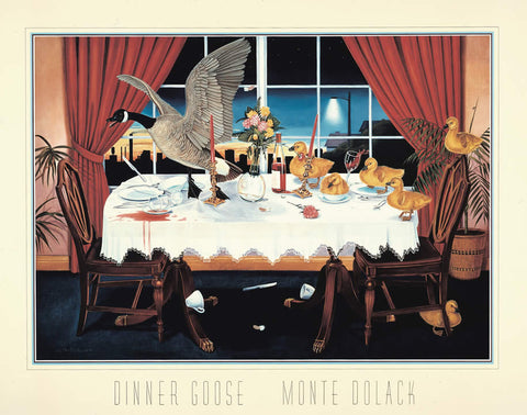 Dinner Goose Poster - Signed