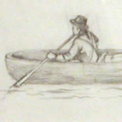 Dugout Canoe (Pencil Sketch)