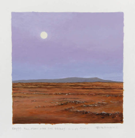 Full Moon Over the Desert - Study