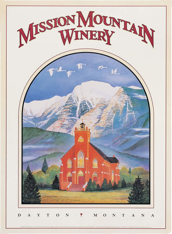 Mission Mountain Winery I - Church - Signed