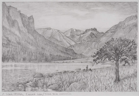 Morning on Emerald Lake - Study