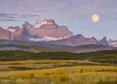 Mountain Moonset