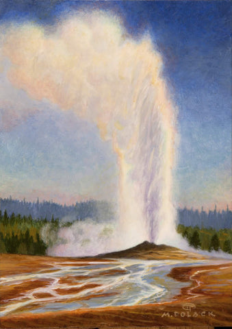 Old Faithful Mid-Morning