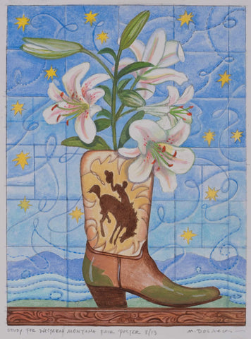 A Flowering of Arts & Crafts - Color Study